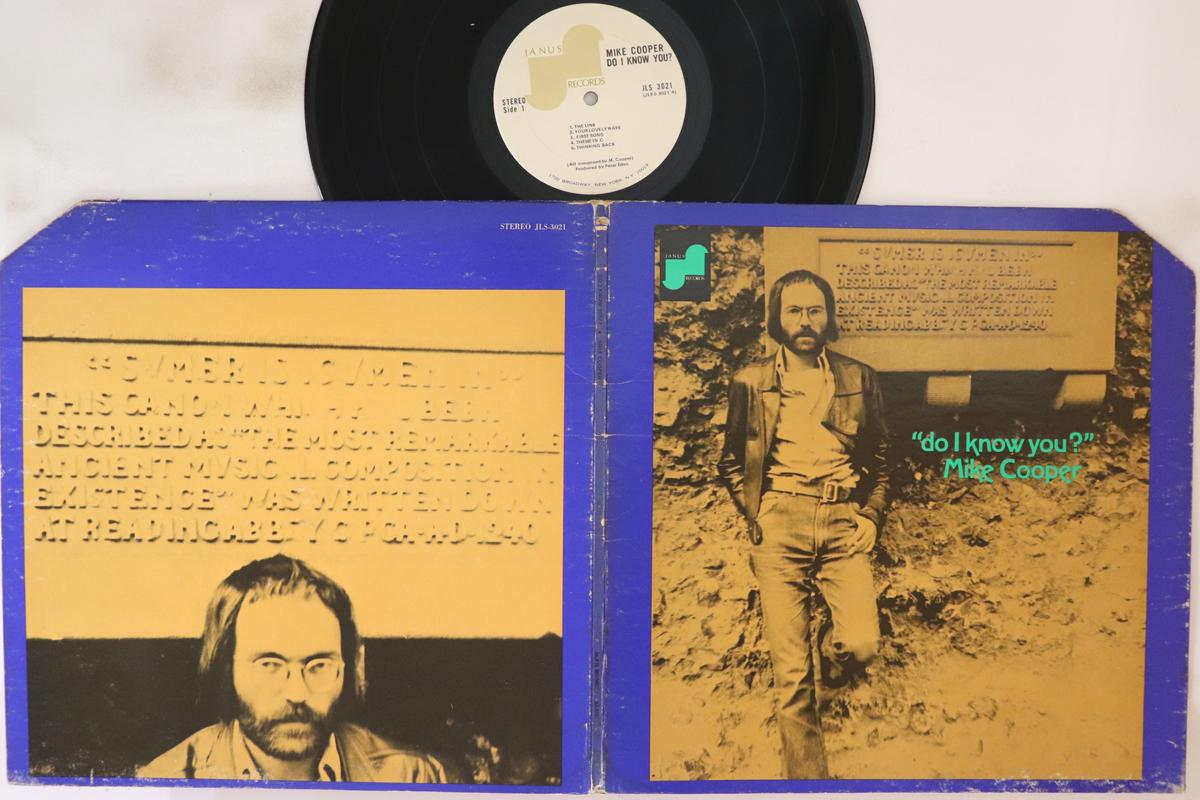 

LP Record MIKE COOPER Do I Know You JLS3021 JANUS 1970 US Rock Used
