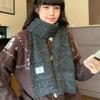 Elegant Wool Knitted Scarf - Thick, Warm, Unisex Neck Warmer for Autumn and Winter