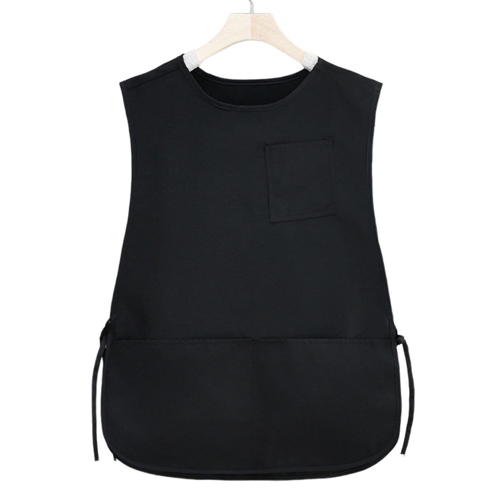 

Дышащий фартук с рукавами, водонепроницаемый жилет для кофейни, фартук, аксессуары для уборки чёрный