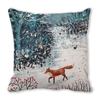 Peach Skin For Sofa Santa Claus Christmas Decor Tree Gift Pillow Pillowcase Cushion Cover Ornament