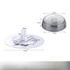 5PCS Transparent Suction Cup Adhesive Hooks Multifunctional Suction Cup Base Replacement Glass Tile Sucker Hanger Portable