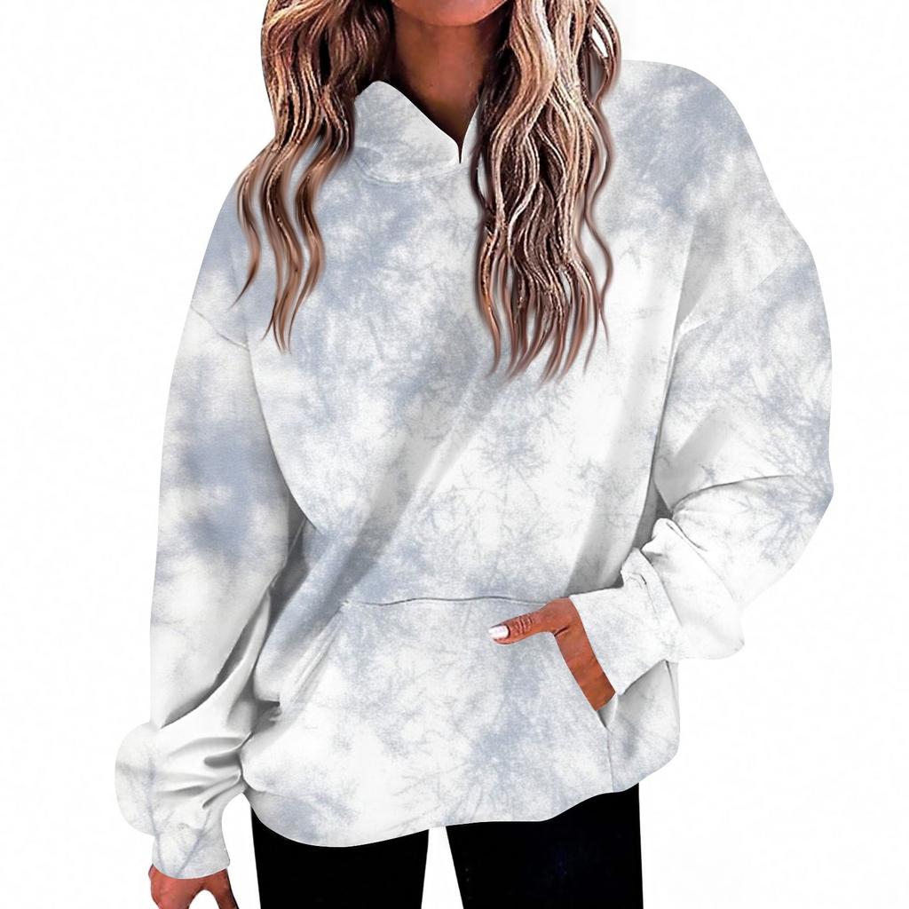 Women's Fashion Daily  Casual V-Neck Long Sleeve Printed Top
