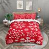 Christmas Bedding Set Soft Polyester Duvet Cover Set Quilt Cover With Pillowcase For Bedroom Decor Birthday Gift Christmas Gifts