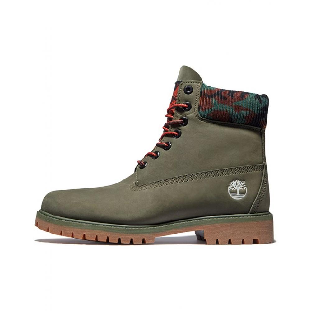 Nike Timberland 6 Inch Premium Warm Boots Green Camo