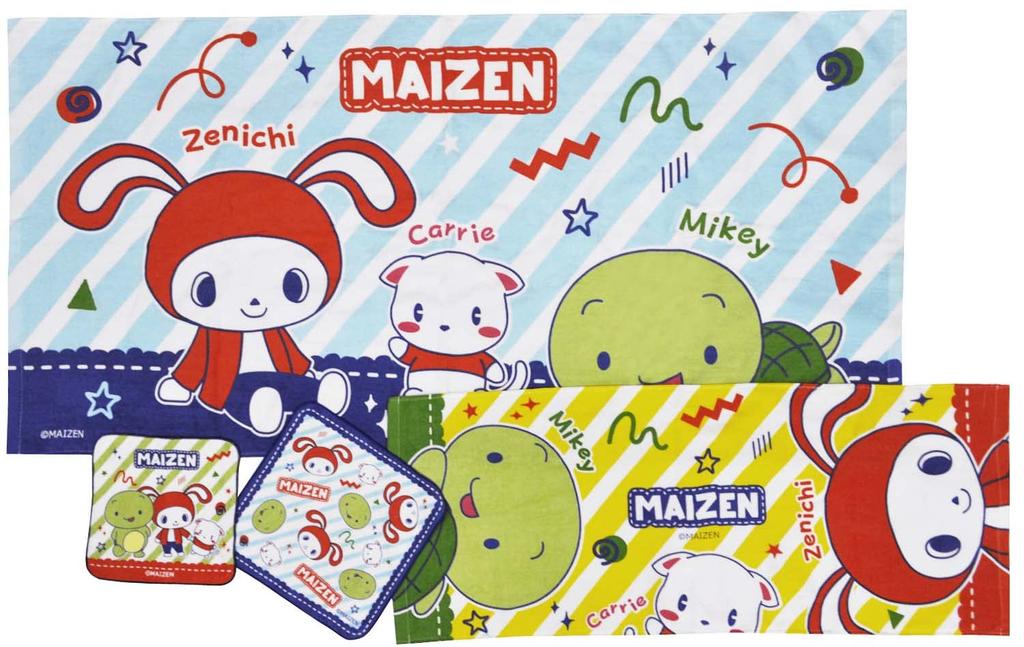 Skater Bath Towel Maizen 60cm x Sisters, 120cm, BT120-A