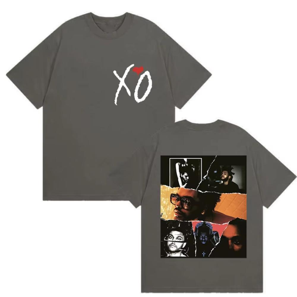 Pop Rapper The Weeknd Xo Album 2026 Grafik T-Shirts Herren Damen Fans Hip Hop Neues Kurzarm-T-Shirt Männliche Baumwoll-T-Shirts Streetwear