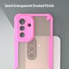 For Samsung Galaxy A37 5G Case PC + TPU Semi-Transparent Frosted Finish Protective Phone Cover