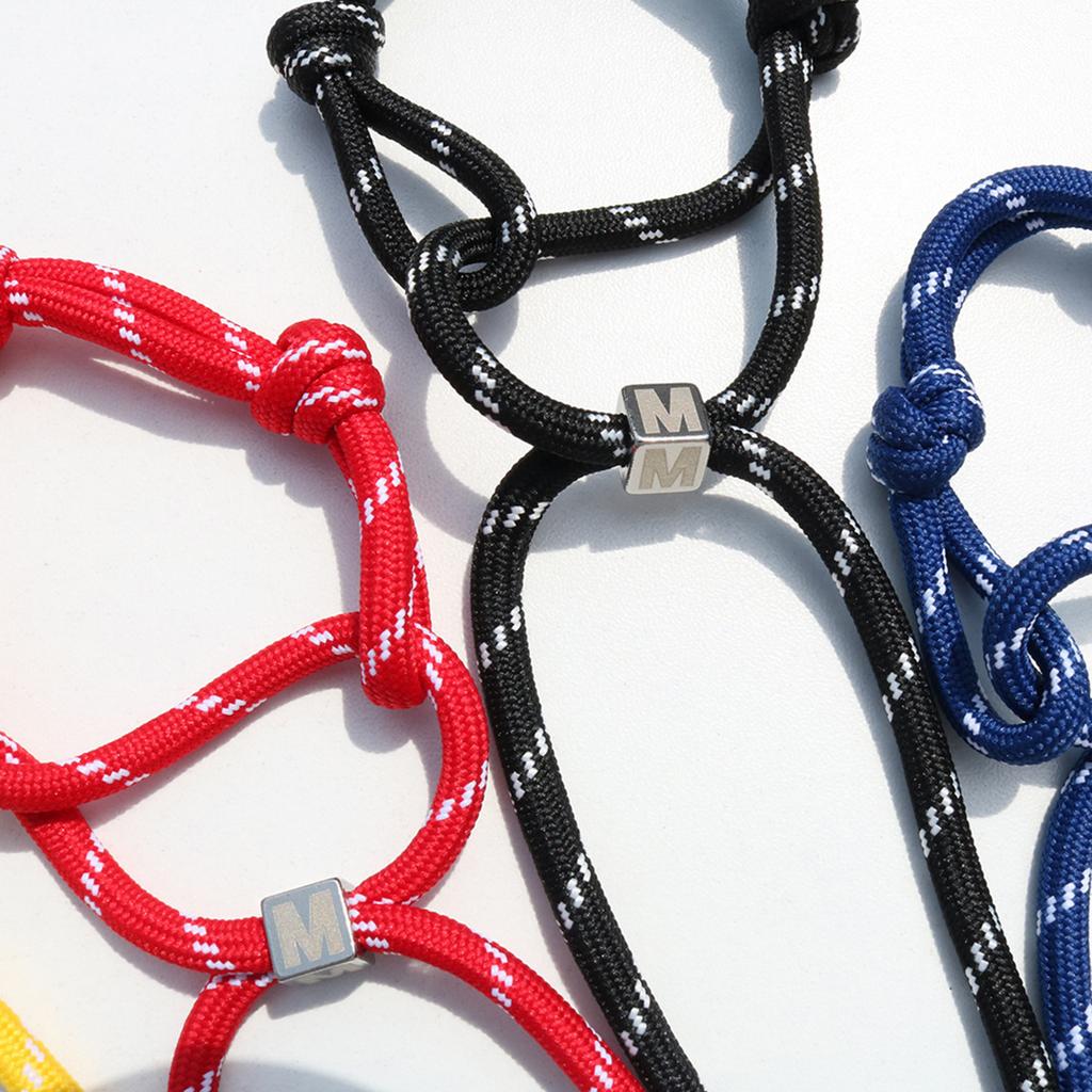 Adjustable Length Sturdy Nylon Rope Bracelet Fashionable and Portable for Men and Women Accessory for Everyday Wear