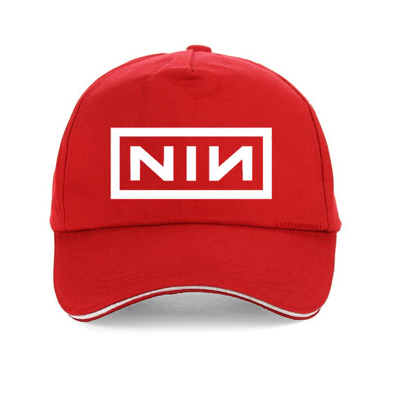 

summer Fashion Visor for Unisex Women Baseball caps Print Nine Inch Nails Rock Band hat Unisex bone adjustable snapback hats gorras
