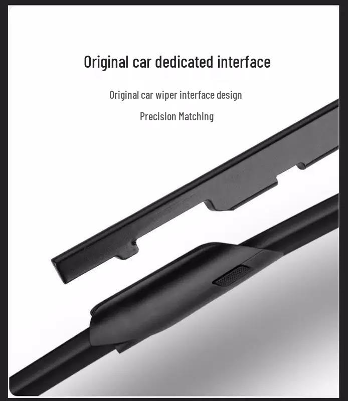 Compatible Wiper Blades for Jetour Traveler 2023-2025 Models: Frameless Rubber Strips