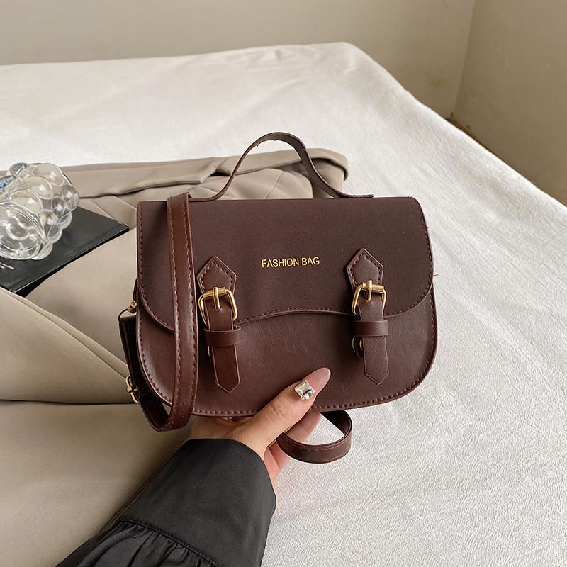 Chic Vintage Style Women's Small Square Bag With Elegant Pu Material For Daily Use