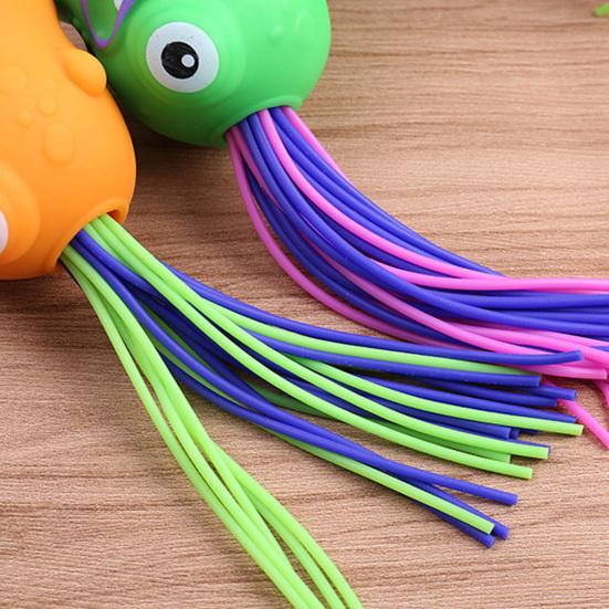 Hair Pulling Screaming Demon Toy with 6 Sound Effects Stress Anxiety Relief Colorful Hair Plucking Devil Sensory Fidget Toy Party Favors