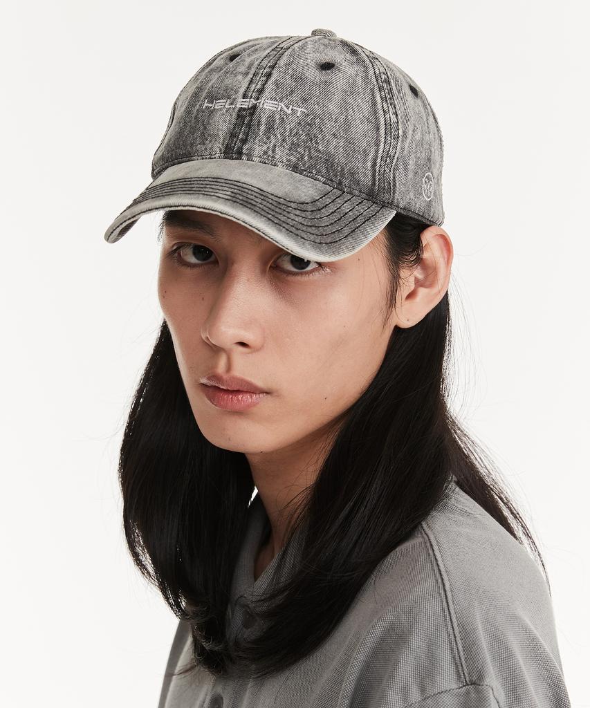 HELEMENT Mountain Stonewashed Ball Cap (Grey)