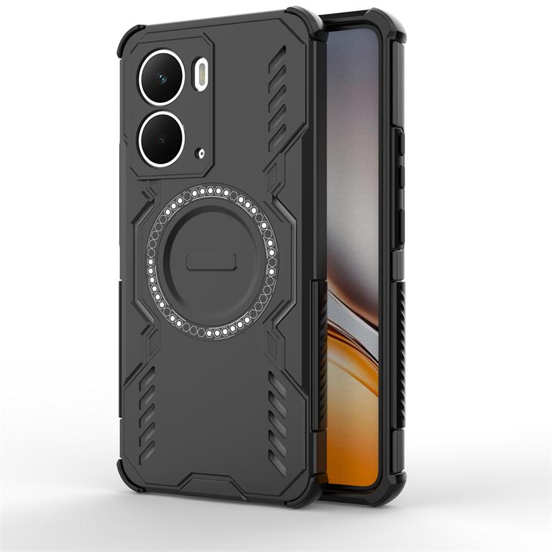 Shockproof Armor Case For Realme Neo 7x Magnetic Adsorption Wireless Charge Cover For Realme Neo 7x Case For Realme Neo 7x Case