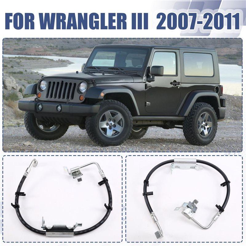 A21K-New Left Front Brake Hose Cable/Front Brake Line 68171943AB,68171943AC For Jeep Wrangler JK