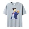 Game Ace Attorney Series Print Tshirt Summer Tee Short Sleeve Tops for Unisex Women Couple Style Clothes T Shirt for Unisex Women