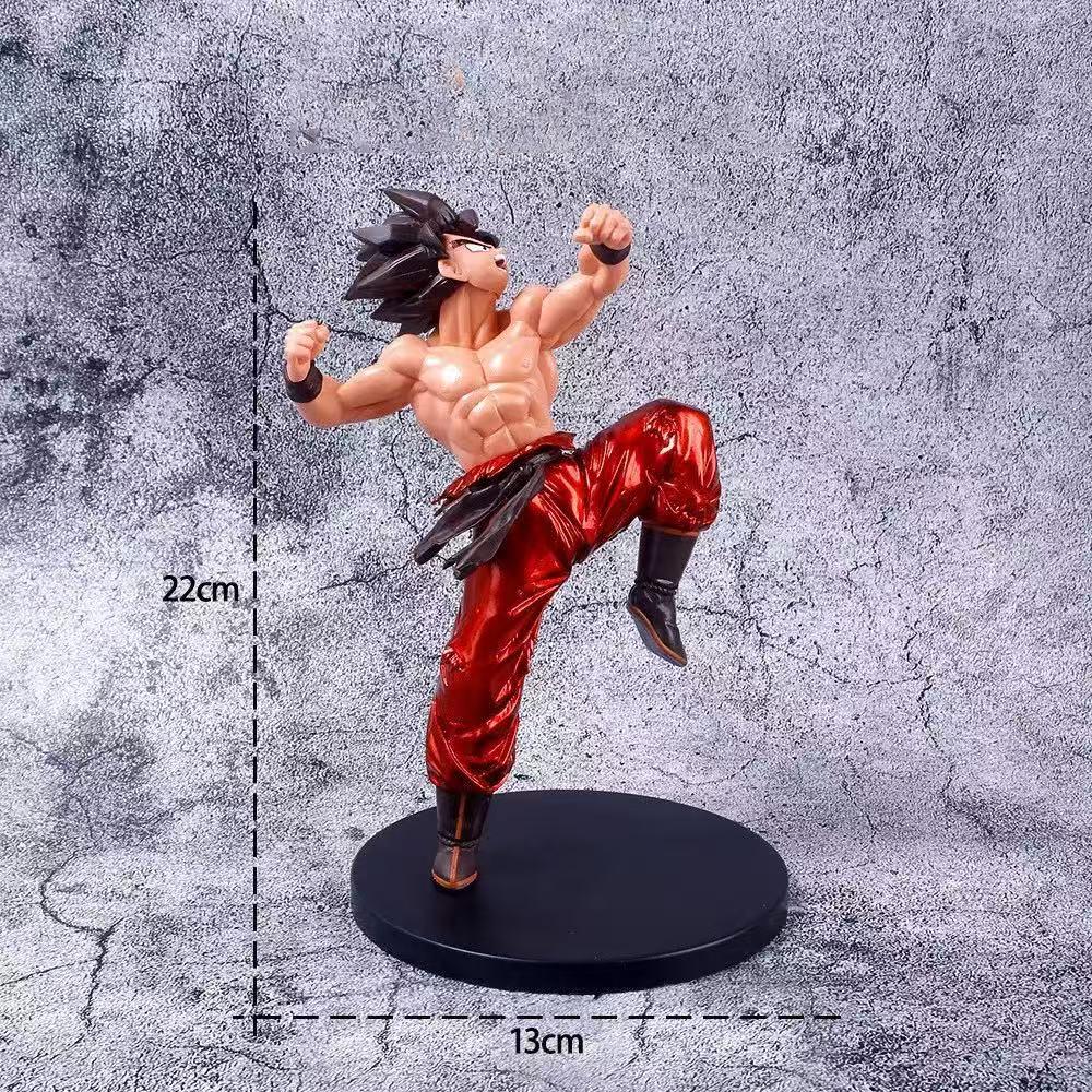 

20CM Son Gokuu Figure Anime DRAGON BALL Z Super Saiyan Muscle Desktop Golf Model Toy Gift Collection Ornaments Artwork PVC