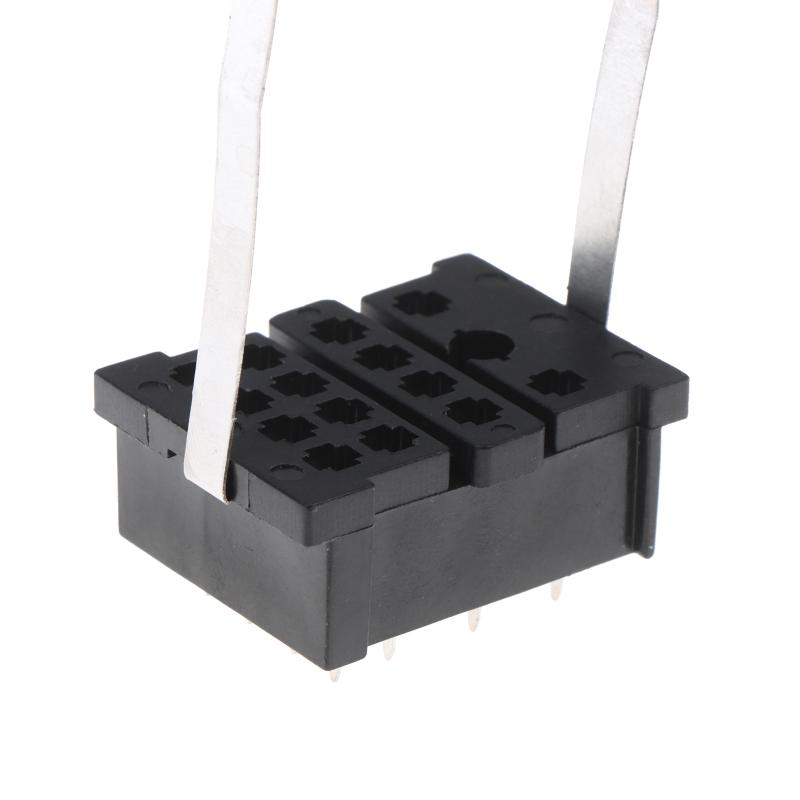 Pcb Mount Relay Socket Base Pt08-0 Pt14-02 Py14-02 8-Pin 14-Pin Solder Type Relay Holder For Intermediate Relays