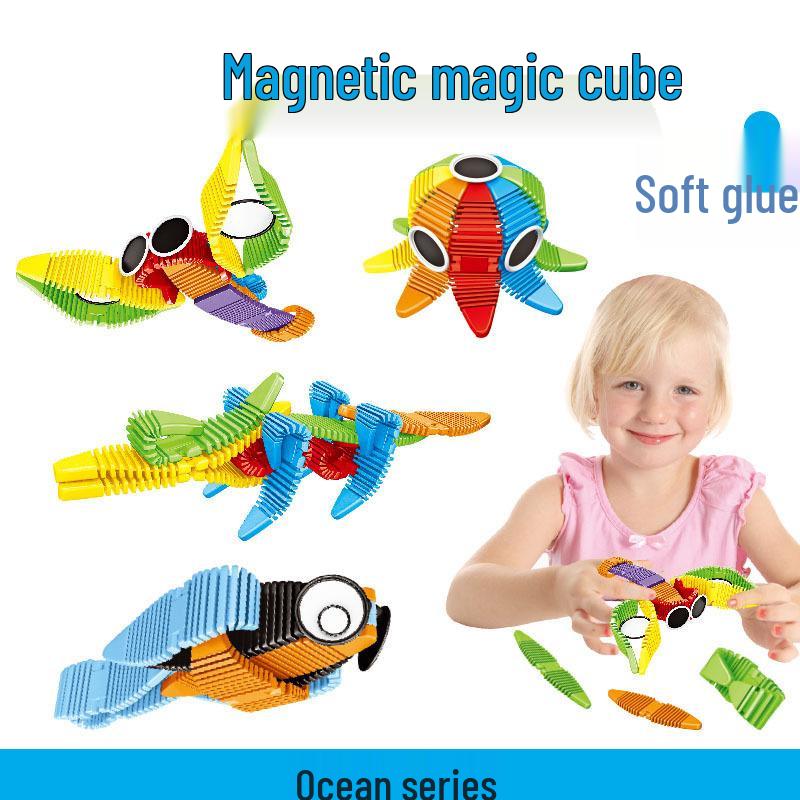 Zhile Magnetic Building Blocks: Early Education Toy for Children's Intellectual Development