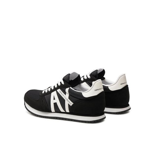 Мужские кроссовки Armani Exchange Xux017 xcc68 k489 чёрные