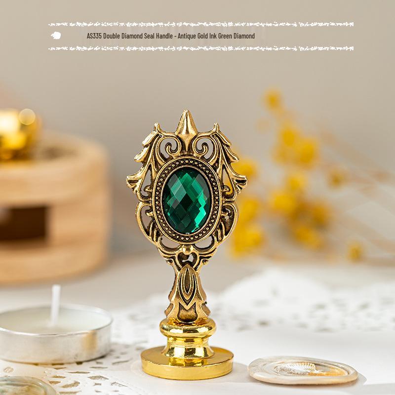 Retro Magic Academy Sealing Wax Stamp with Roman Column Handle