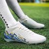 New Men Kids Soccer Shoes Cleats Football Boots Sports Long Studs Shoes for Training Competition