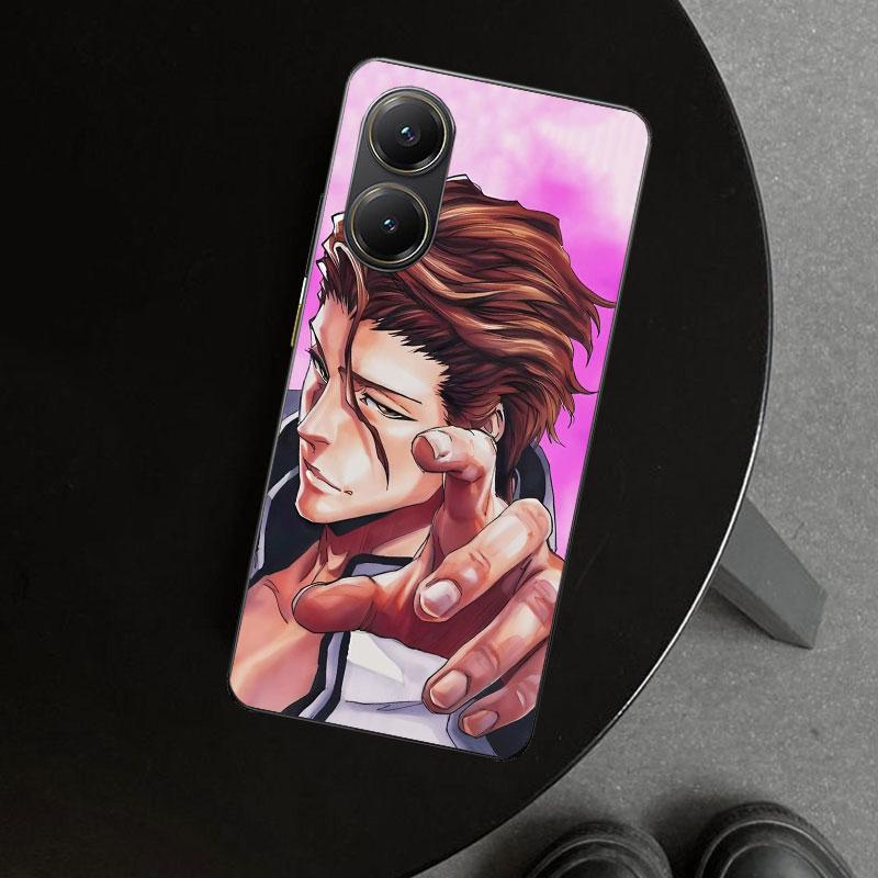Aizen Sousuke Bleach Phone Case Cover for Xiaomi Poco X6 X5 X7 Pro F7 Ultra Redmi 15C 15 13C 13 12C 12 10C 10 10A 9C 9A 9T 9 Coq