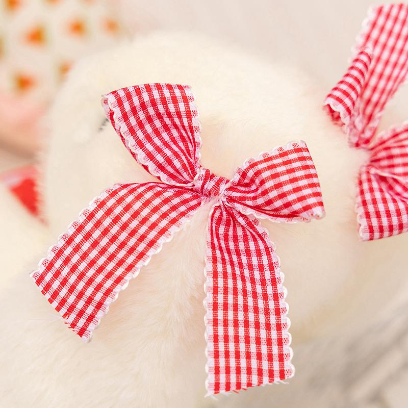 Love Rabbit Gentle Throw Pillow Valentine's Day Adorable Bunny Love Dolls Plush Cushion Wedding Stuffed Plushies Easter Day Girls Present