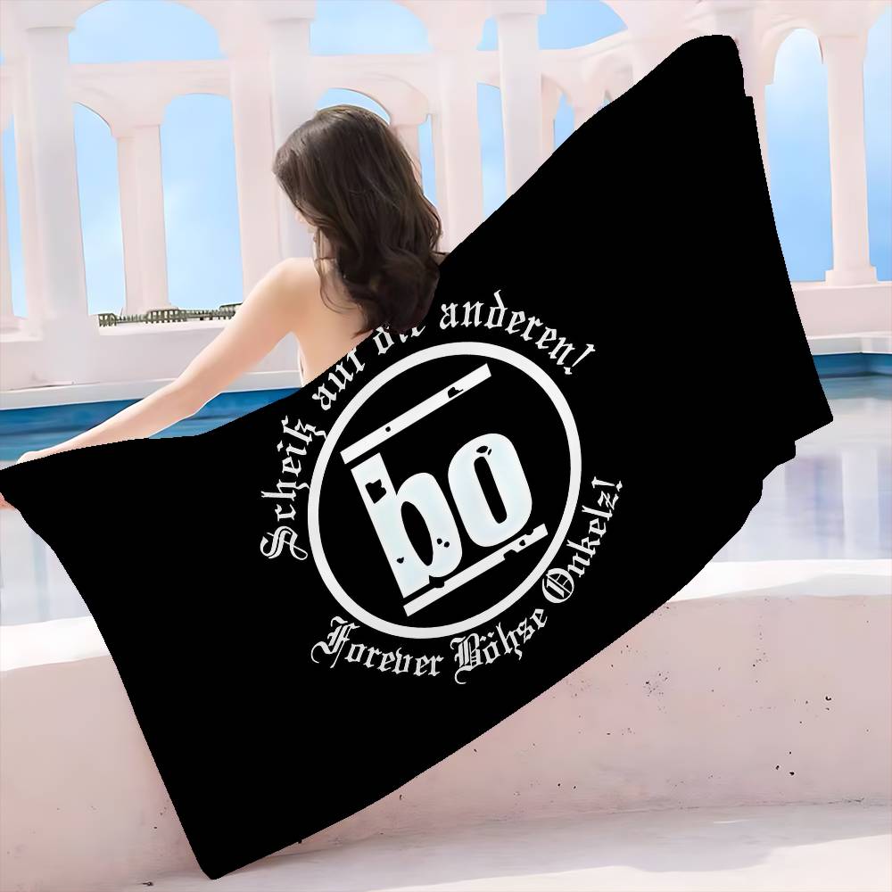 Band B-Bohse O-Onkelz Microfiber Blanket Quick Drying Beach Towels Oversized Printing Super Absorbent Pool Towel Blanket