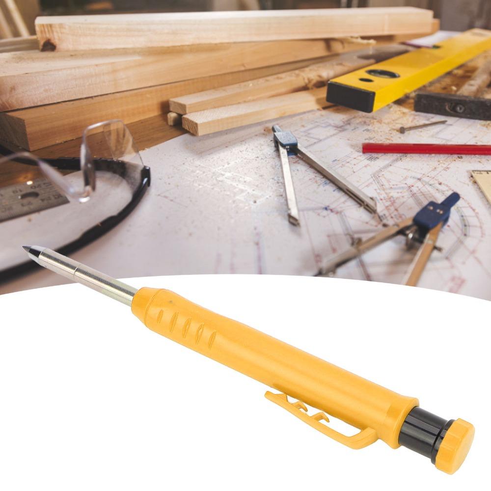 Long Nose Design Mechanical Carpenter Pencil Multiple Colors Woodworking Pencil  Woodworking
