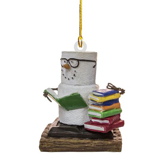 

Christmas Tree Ornament Bird/Book/Beer/Hat Snowman Scene Layout Acrylic Home Decor Hanging Xmas Pendant for Living Room C