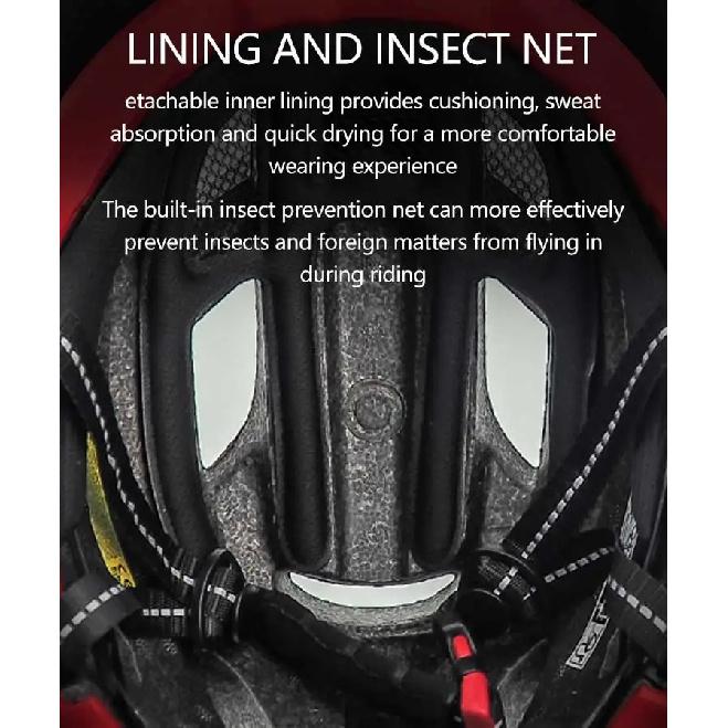 Eastinear's New Adult Bicycle Helmet MTB Ultra-light Outdoor Sports Helmet Men's and Women's Skateboard Mountain Bike Helmet