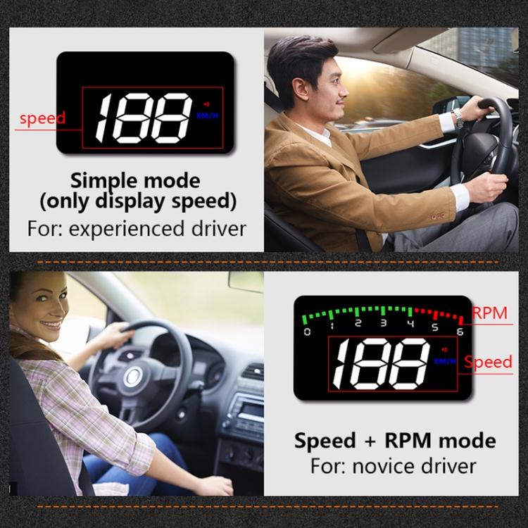 A900 OBD2 3.5 inch Car Head Up Display