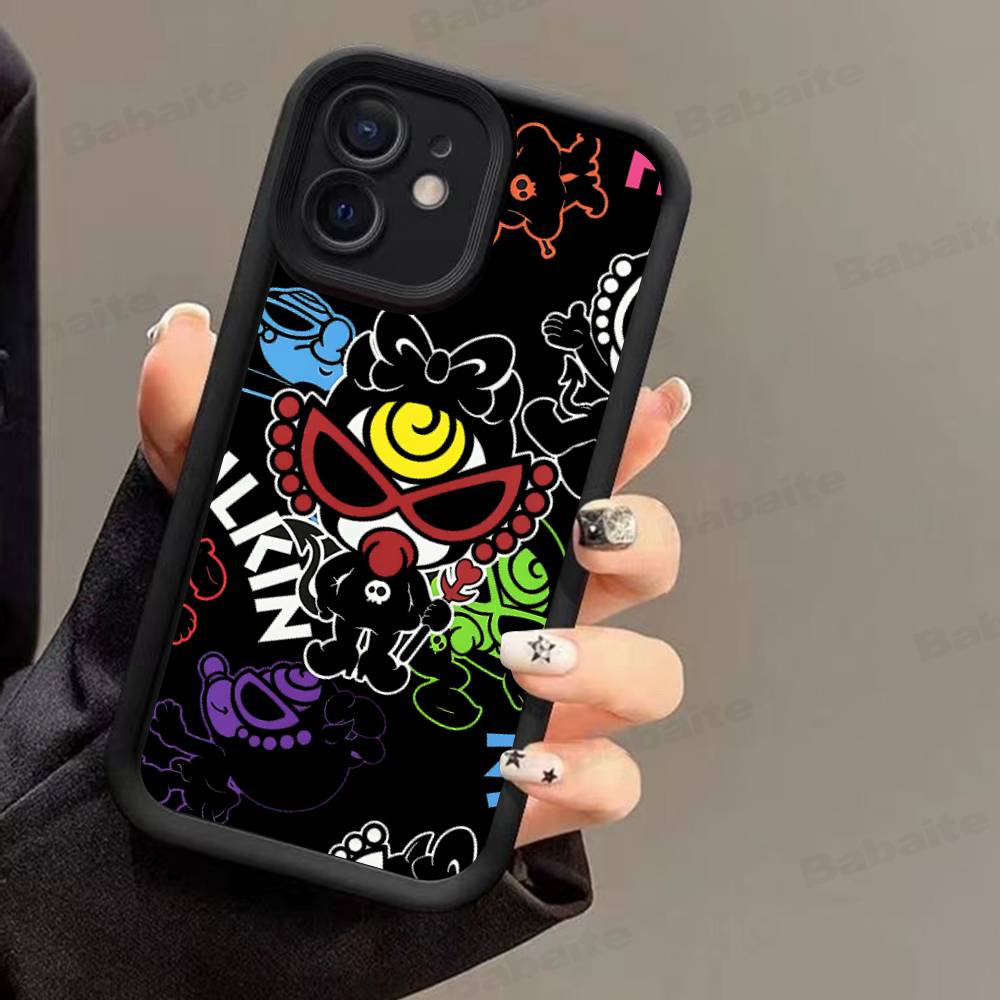Fashion H-Hysteric Mini Phone Case For IPhone 17 16 15 14 13 12 11 Pro Max Plus Silicone Shockproof Case