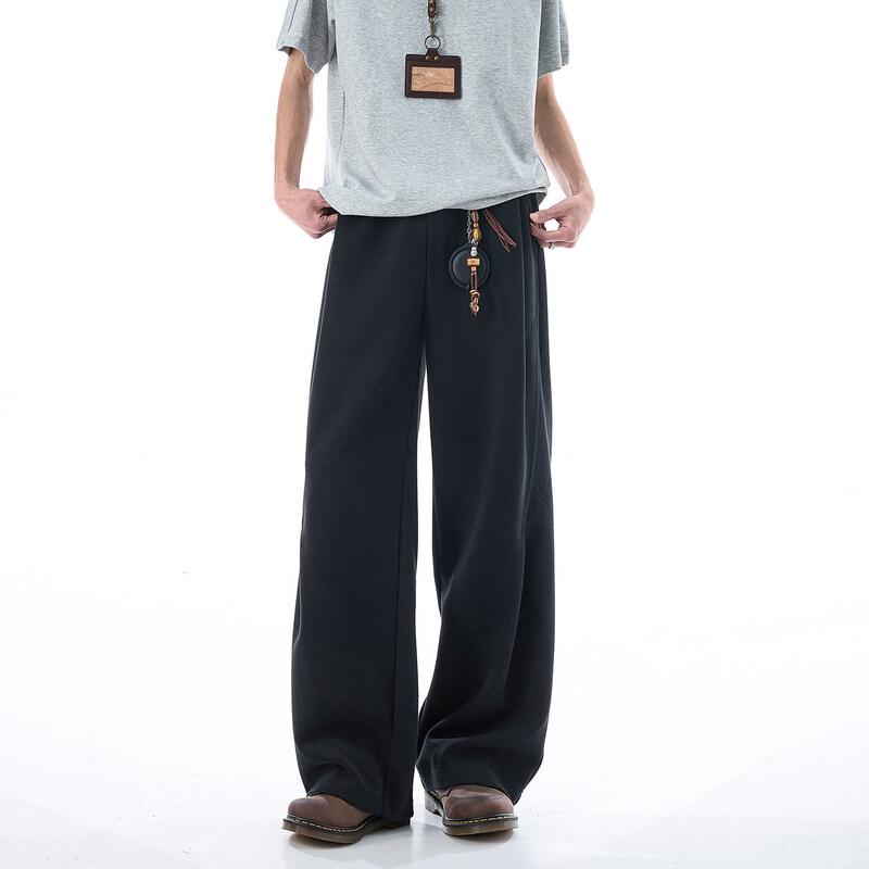 DREAM MADE Men s Old Money Style Straight Loose Casual Sweatpants S