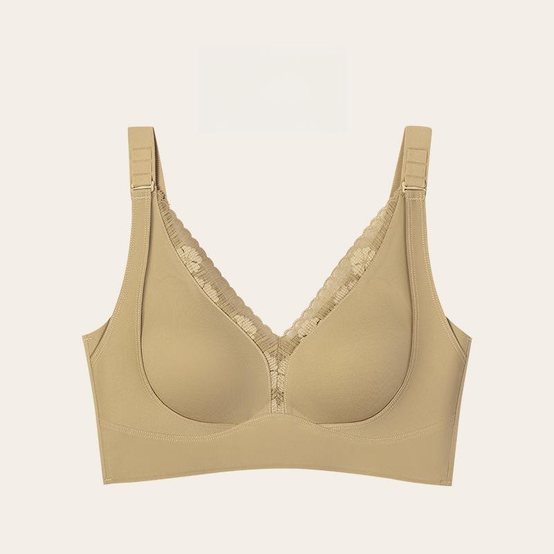 Lace Sexy Bra Women's Beautiful Back Gathering Bra Breathable and Anti-sagging Underwear Push Up Bra