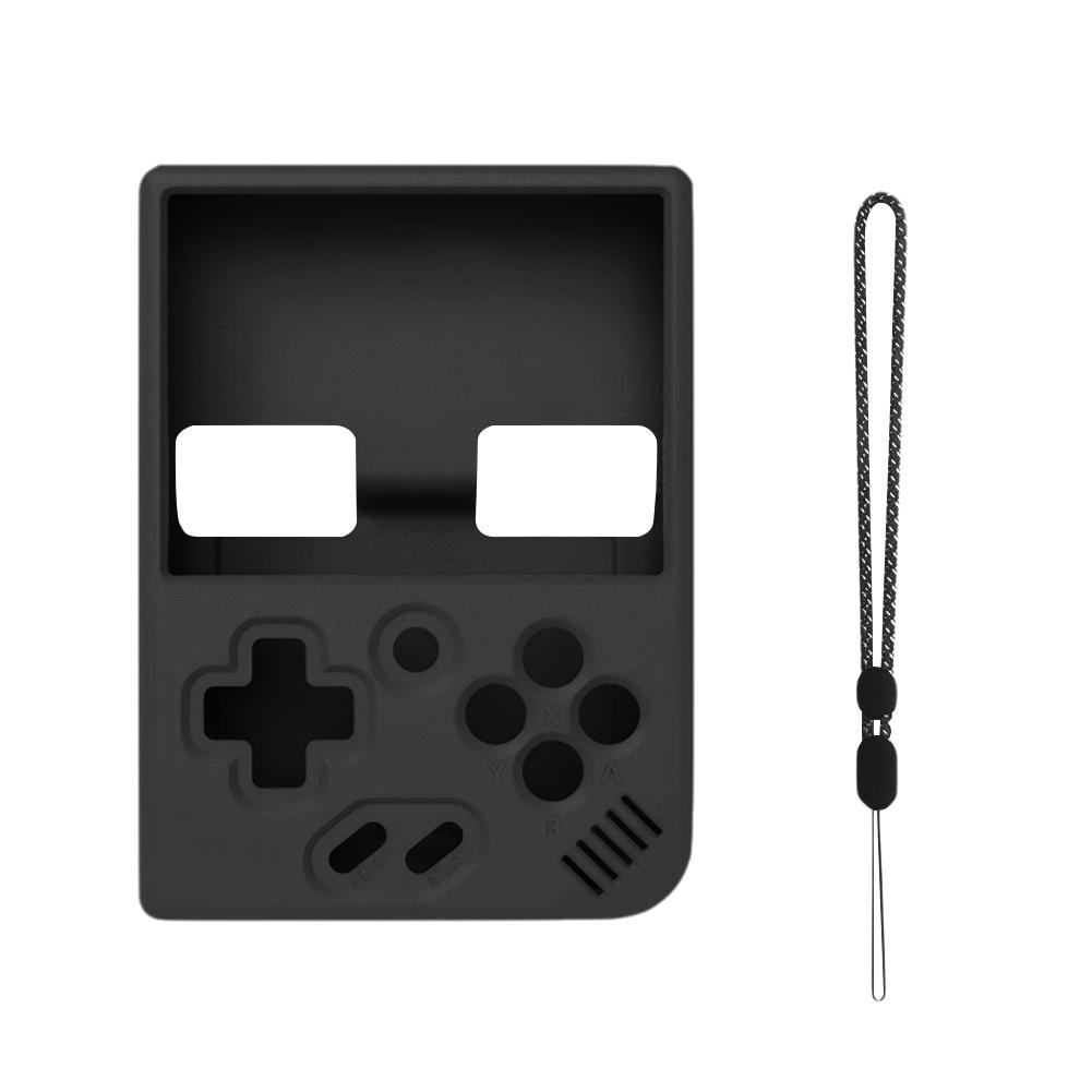 Silicone Protective Cover Shockproof Protective Case with Lanyard Protector Cover Case for MIYOO MINI Plus Handheld Game Console