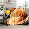 3D Rose Flowers Nordic Romantic Soft Blankets,Keep Warm Throw Blanket Comfortable Blanket for Picnic Beds Sofa Home Bedroom Gift
