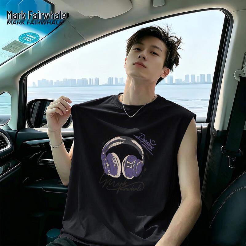 

Mark Fairwhale Men s 2026 Ice Silk Quick Dry Sleeveless T-Shirt M