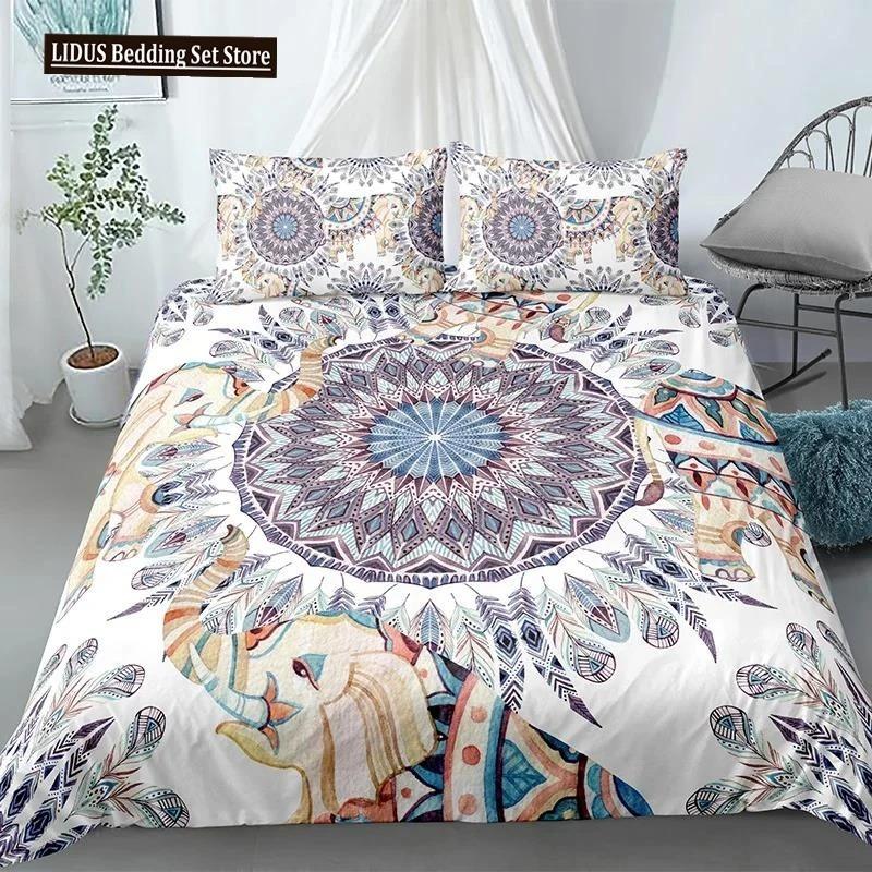 Mandala Bedding Collection Duvet Cover Bohemian Bedspreads Bed Collections Polyester King Queen Full Double Twin Quilt Cover