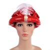 Performance Props Indian Cap Headpiece Arab Headwear Party Hat Sultan Turban Hats  Cosplay Carnival