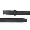 Benovero Leather Black Satin Logo Automatic Belt Bmg1acb1232k1