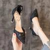 Outdoor High Heels Ladies Shoes On Sale Vintage Luxury Summer 2025 Offers Sandal Comfortable and Elegant Daily Women's Sandals