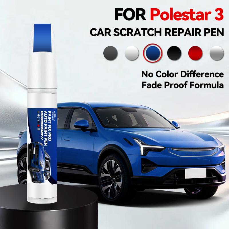 

For Polestar 3 Car Paint Repair Pen Paint Scratch Repair Accessories Magnesium White Space Black Vapour Grey Dune Jupiter Moon