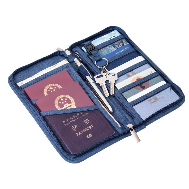 Neue Reise Geldbörse Familien Reisepasshalter Kreativ Wasserdicht Dokumentenmappe Organizer Reise Zubehör Dokumententasche Kartenhalter