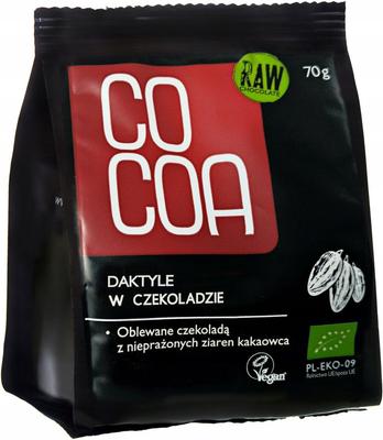 Datle s kakaem v raw čokoládě 50% bio 70g