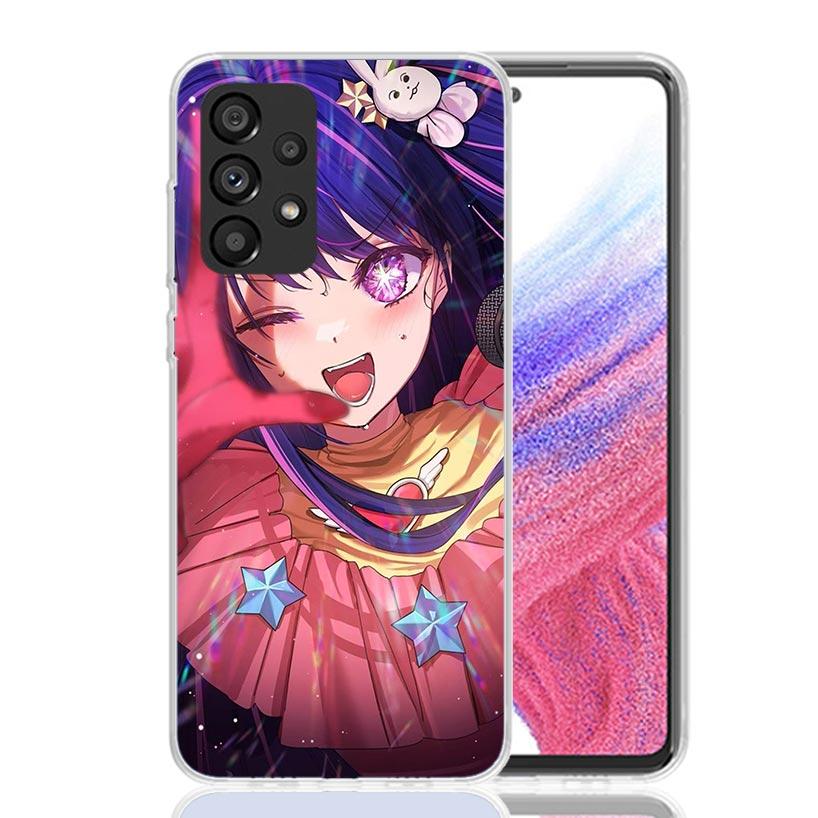 Oshi No Ko Phone Case For Samsung Galaxy A52 A32 A22 A12 A02S A50S A30S A51 A31 AA71 Note 20 Ultra 10 S10 Plus Galaxy A52 A42 A3