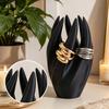 Minimalistischer 3D-gedruckter Schmuckturm Ringhalter für Ohrringe Ringe Schreibtischdekoration Verlobungsdisplay Geschenk Valentinstag Geburtstag