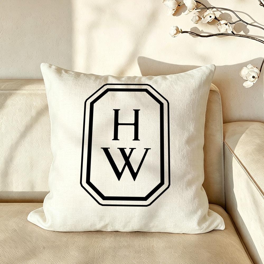 Marke HHarry WWinston Kissenbezug Kissenhülle Anti-Milben Kissenbezug Seidiger Kurzer Plüsch Sofakissenbezug heiß