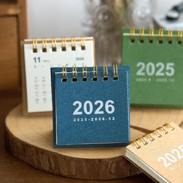 2025 Desk Calendar Mini Calendars With Smooth Writing Paper Essential For Desk Decoration And Time Management